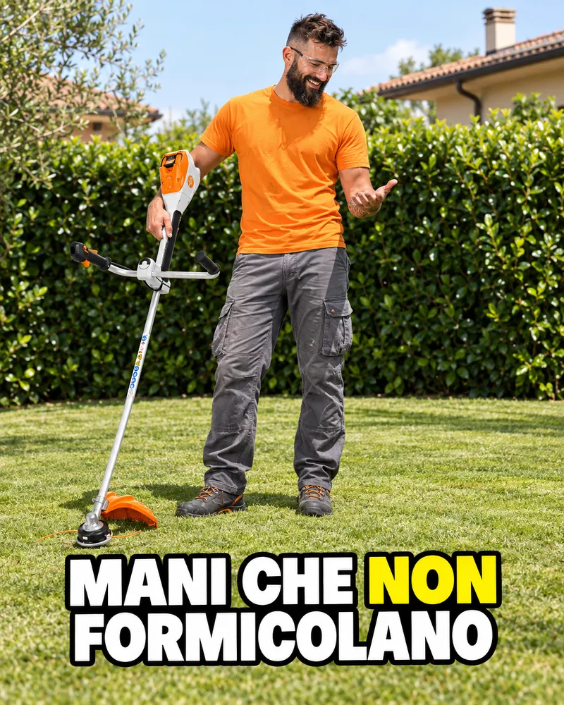 Impugnatura ergonomica a due mani