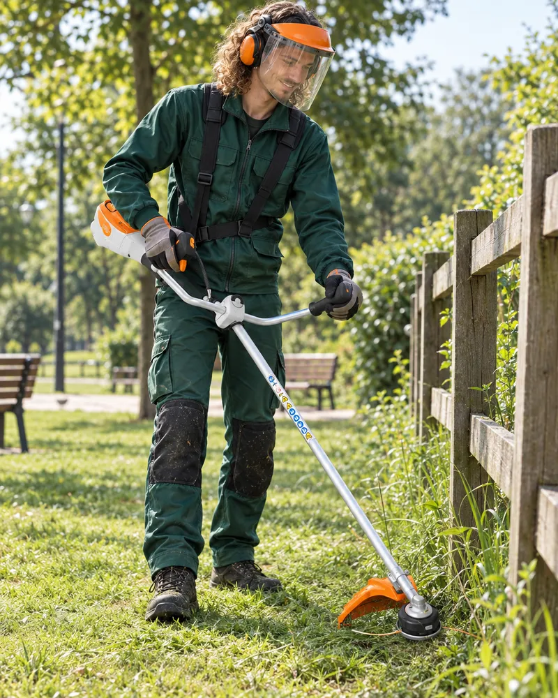 FSA 200 al lavoro lungo una recinzione