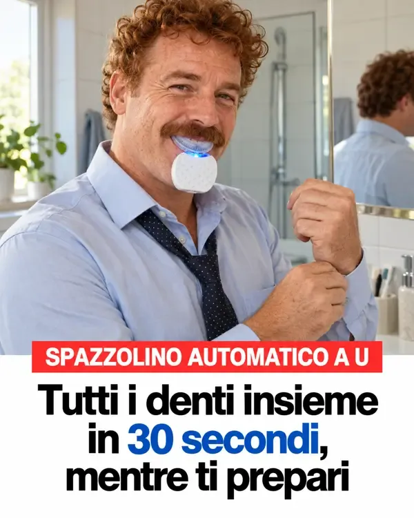 Lavarsi i denti di fretta la mattina: i denti in fondo restano indietro