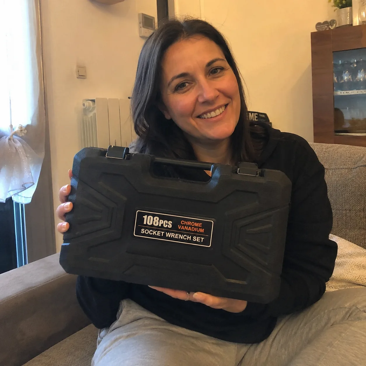 Elena, da Milano, ha regalato il set di chiavi a bussola al marito