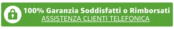 100% Garanzia Soddisfatti o Rimborsati