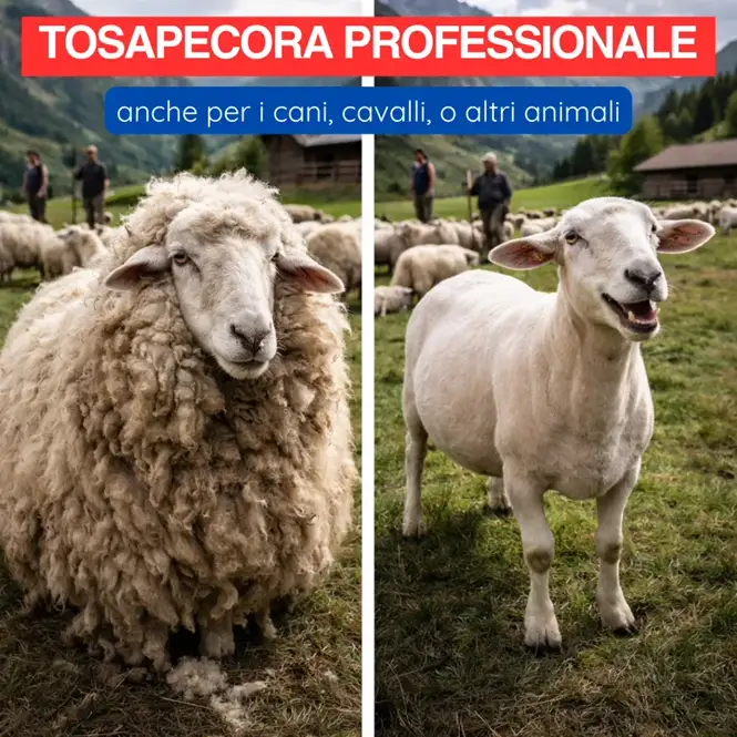 Tosapecore elettrico professionale con valigetta e accessori