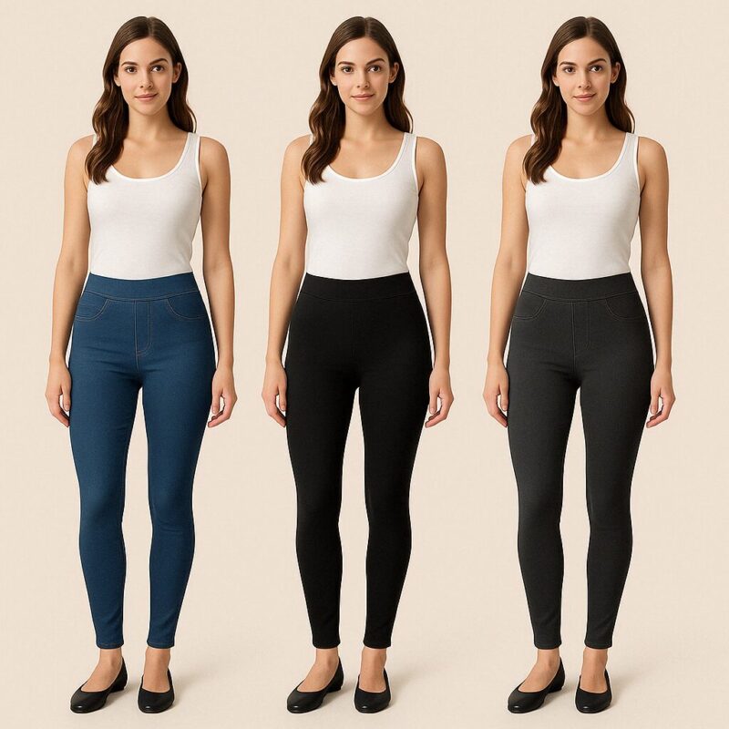 3-TIPI-JOGGINGS Leggings che Scolpiscono: Offerta 3 Paia al Prezzo di 1