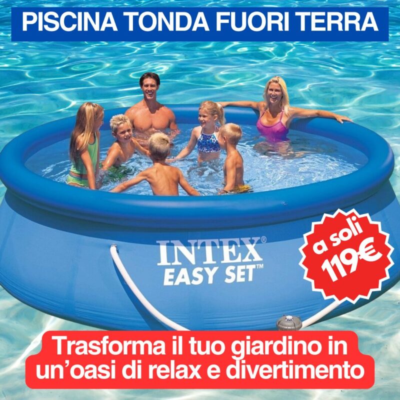 v1.3-image-1a1-WF-SRL-Piscina-Tonda-Easy-119 Piscina Portatile INTEX Easy SET e il RELAX è direttamente a CASA TUA