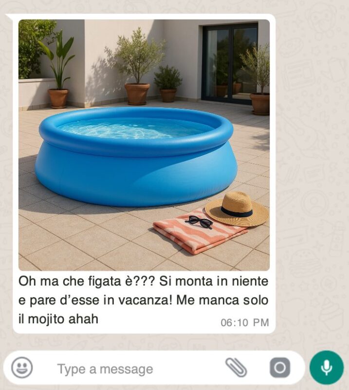 zeoob.com_2wnoezfgkl_photo Piscina Portatile INTEX Easy SET e il RELAX è direttamente a CASA TUA