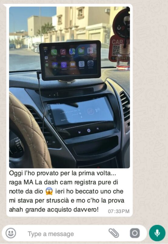 zeoob.com_4ejqgqhl8c_photo Navigatore, GPS, Vivavoce, Doppia Camera 4K, Assistente Vocale Compatibile per tutte le Auto