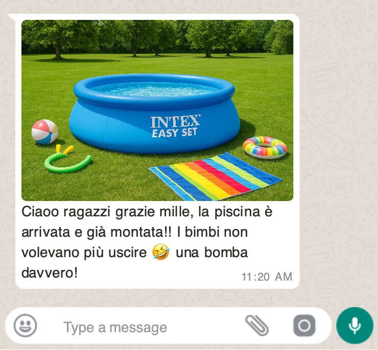zeoob.com_mlav4movsq_photo Piscina Portatile INTEX Easy SET e il RELAX è direttamente a CASA TUA
