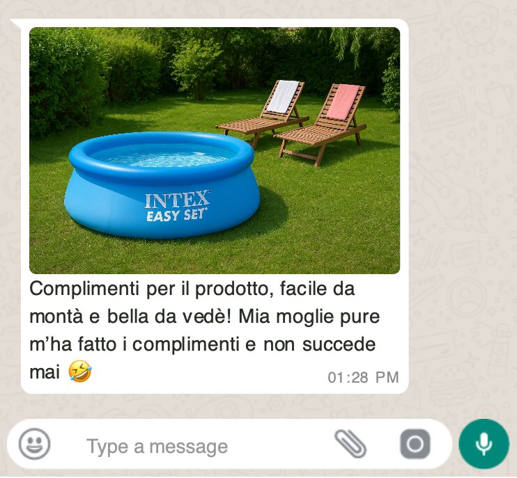 zeoob.com_qch0lpv1e3_photo Piscina Portatile INTEX Easy SET e il RELAX è direttamente a CASA TUA