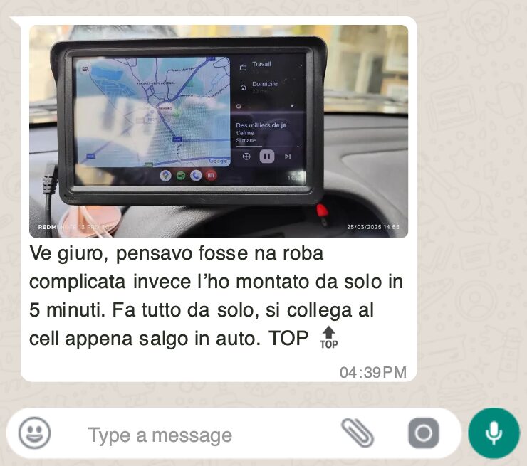 zeoob.com_wbux4bjgwr_photo Navigatore, GPS, Vivavoce, Doppia Camera 4K, Assistente Vocale Compatibile per tutte le Auto