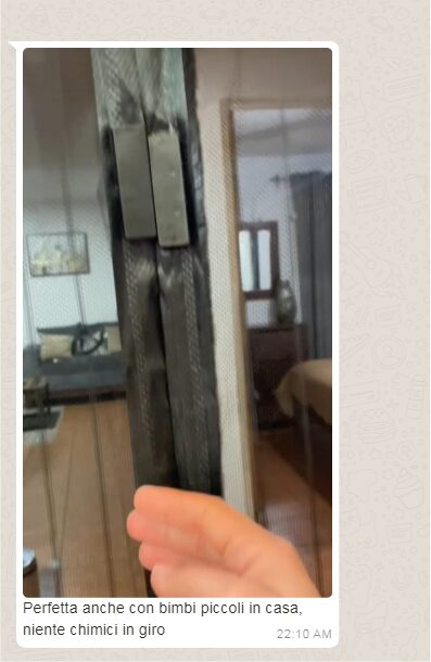 w5-1 2 Zanzariere Magnetiche UNIVERSALI con chiusura automatica